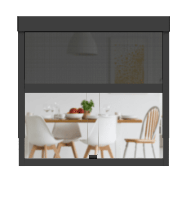 grey transparent - CLIP'N'SHADE - Aussenrollo für Fenster