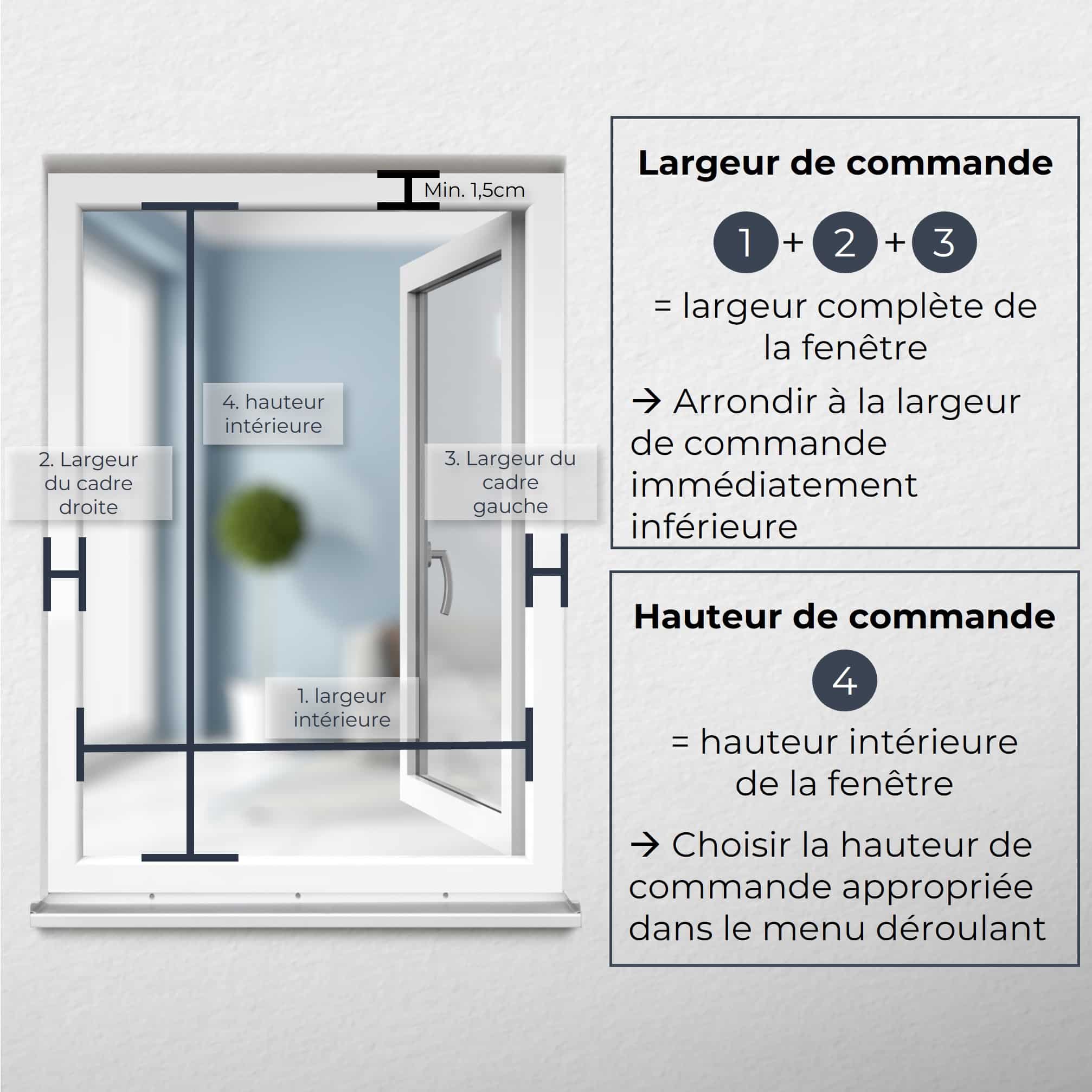 Voici comment mesurer ta fenêtre pour notre store extérieur