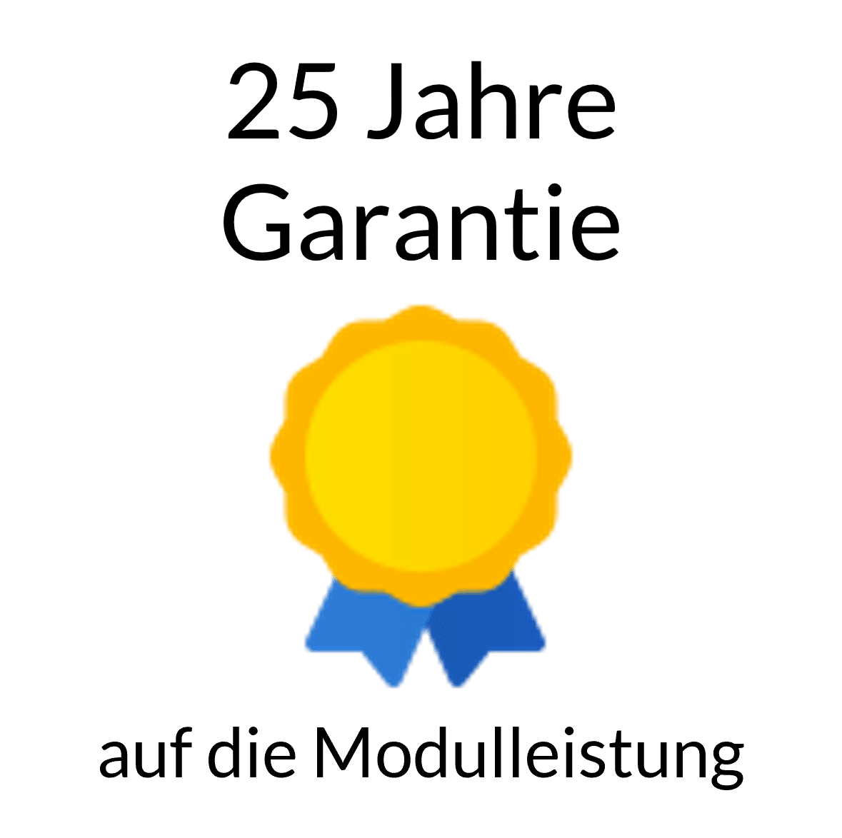 25 Jahre Garantie auf PV-Modulleistung