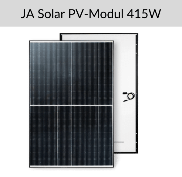 PV Modul 415W - JA Solar Photovoltaik Modul 415 Wp schwarz