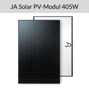 JA Photovoltaikmodul mit 405W. Perfekt für Stecker-Solaranlage.