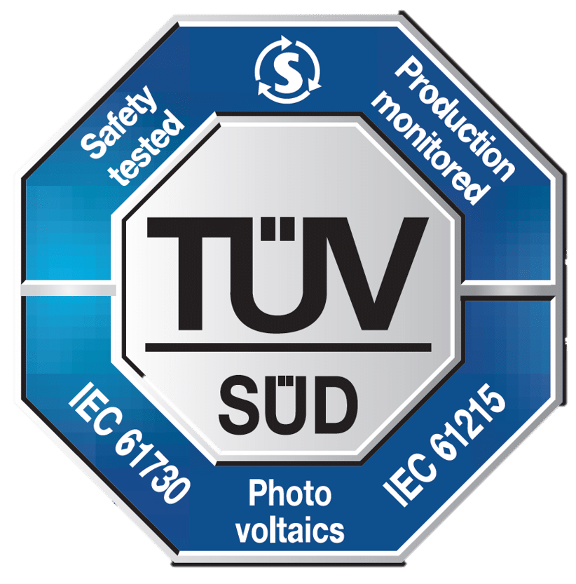 TÜV certified photovoltaic modules