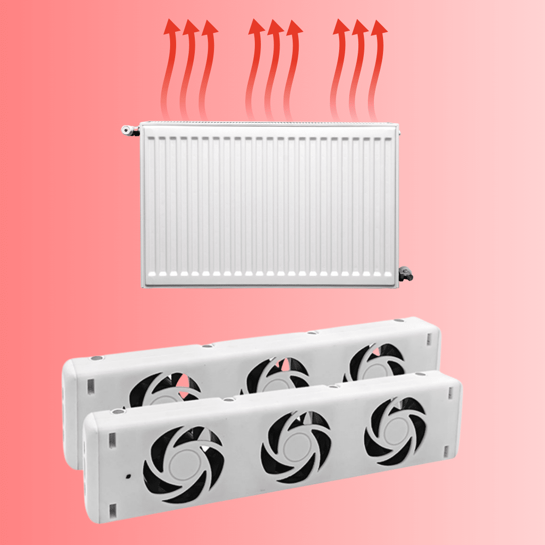 Radiator fan for more effective heating