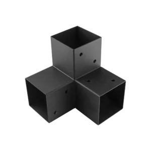 Conector de esquina en Y para cubierta de pérgola o terraza 100x100 mm