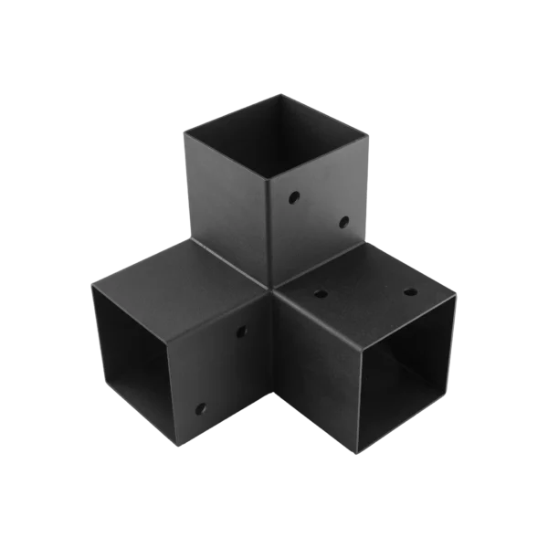 Raccord d'angle en Y pour pergola ou toit de terrasse 100x100 mm