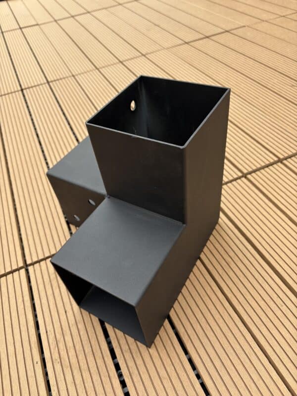 Raccord d'angle Angle extérieur sans fixation murale 100x100