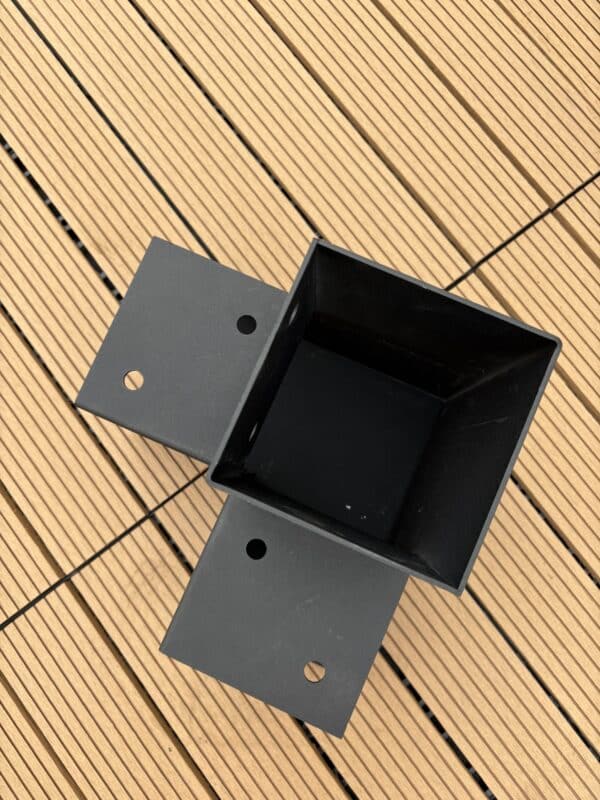 Raccord d'angle Angle extérieur sans fixation murale 100x100