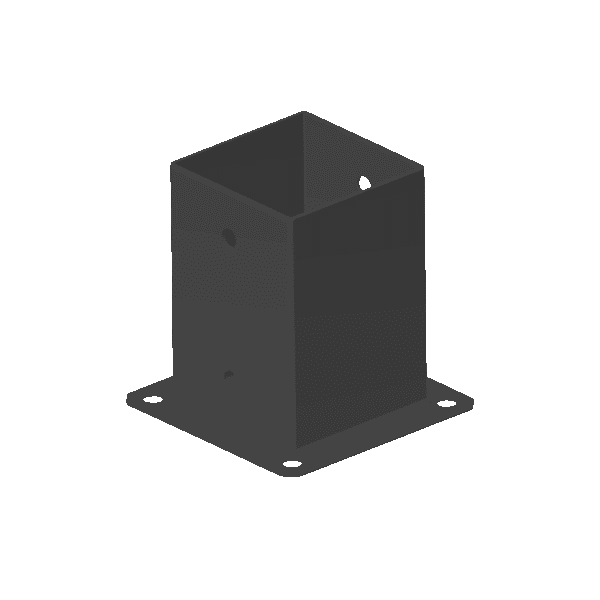 Trave di base per copertura di pergole o terrazze 100x100 mm