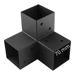 Y corner connector Post connector 70mm