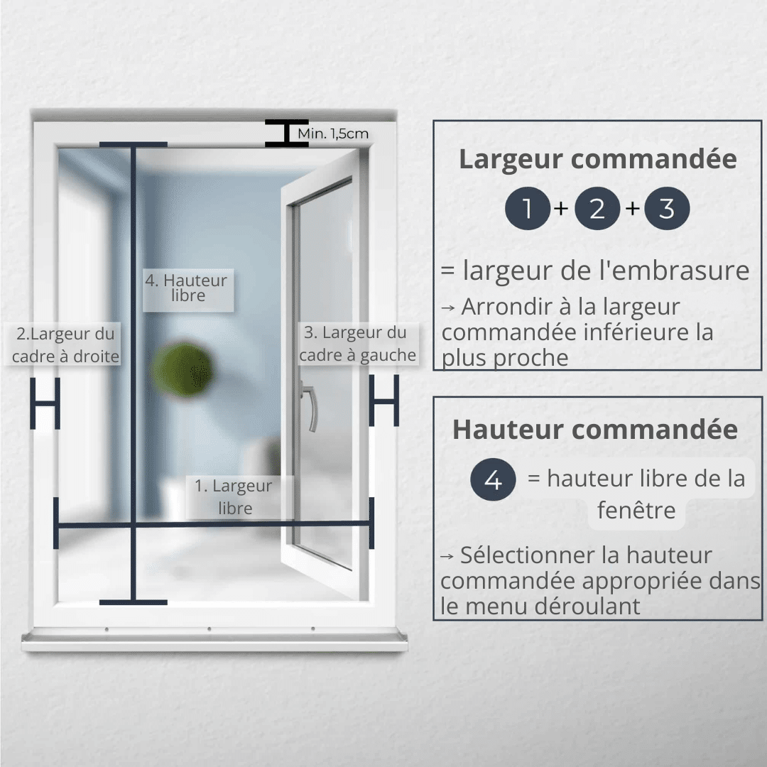 Voici comment mesurer ta fenêtre pour notre store extérieur