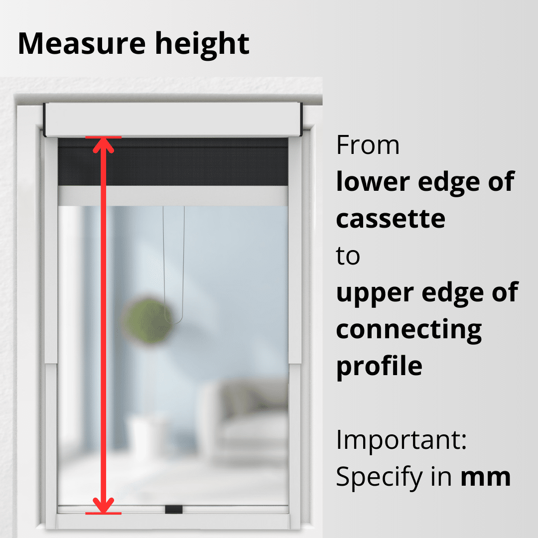 Correctly measure insect screen frames, mosquito protection, fly screen dimensions