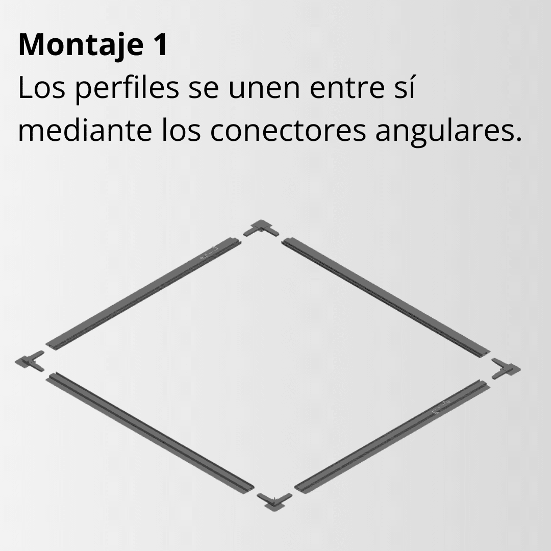 Mosquitera marco fijo, punto de instalación 1, mosquitera, instrucciones, instalación