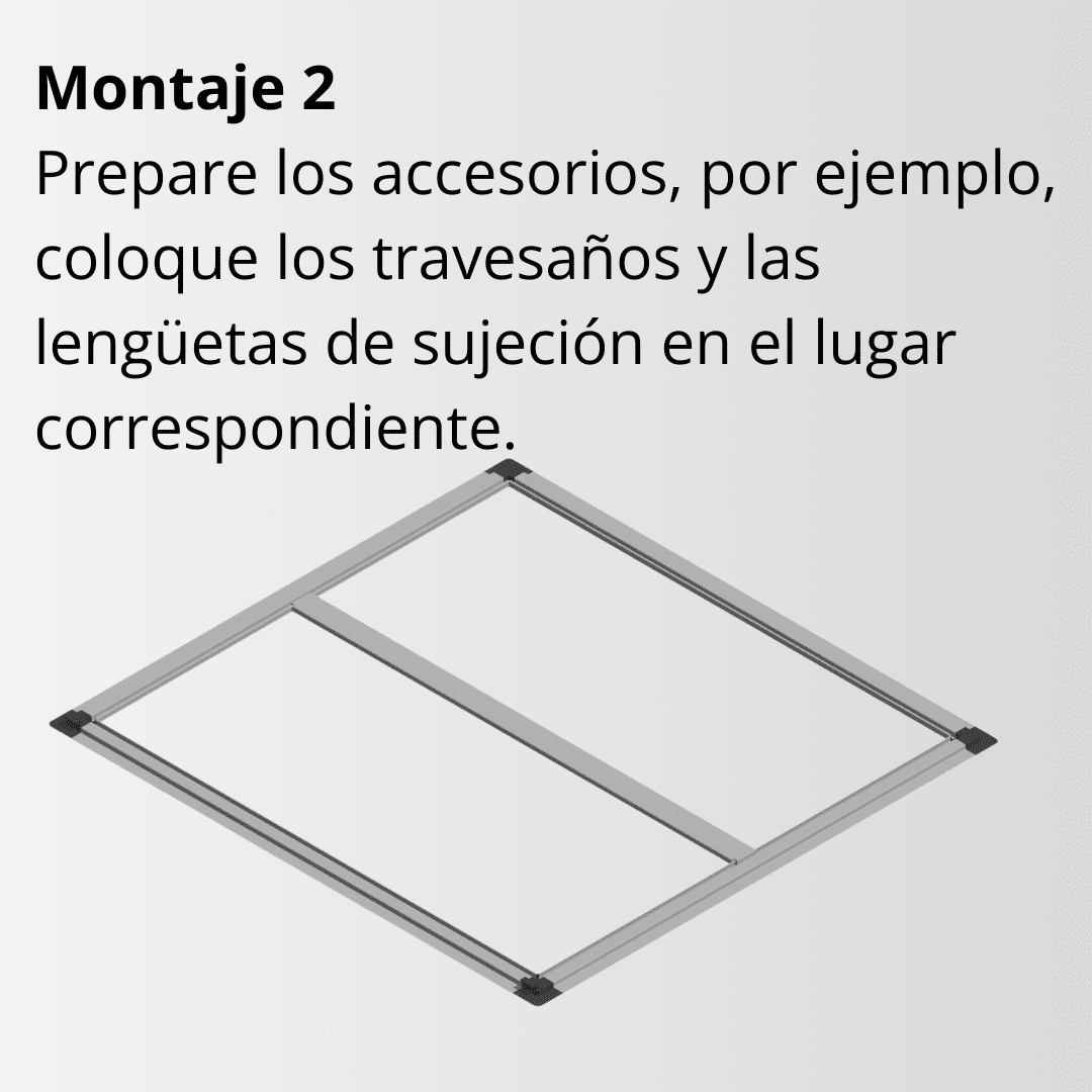 Mosquitera marco fijo, punto de instalación 2, mosquitera, instrucciones, instalación