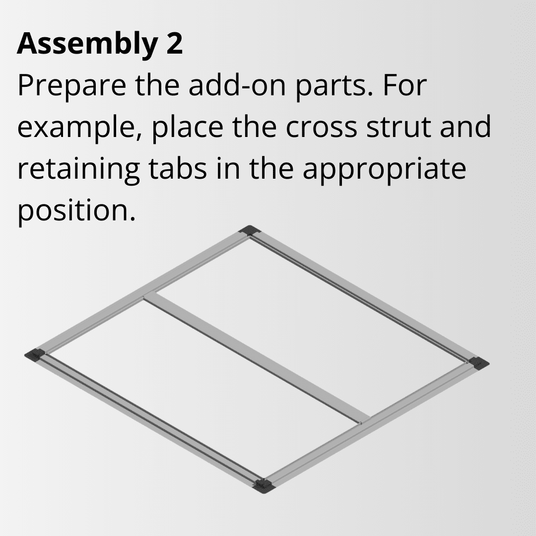 Insect screen fixed frame, installation point 2, fly screen, instructions, installation