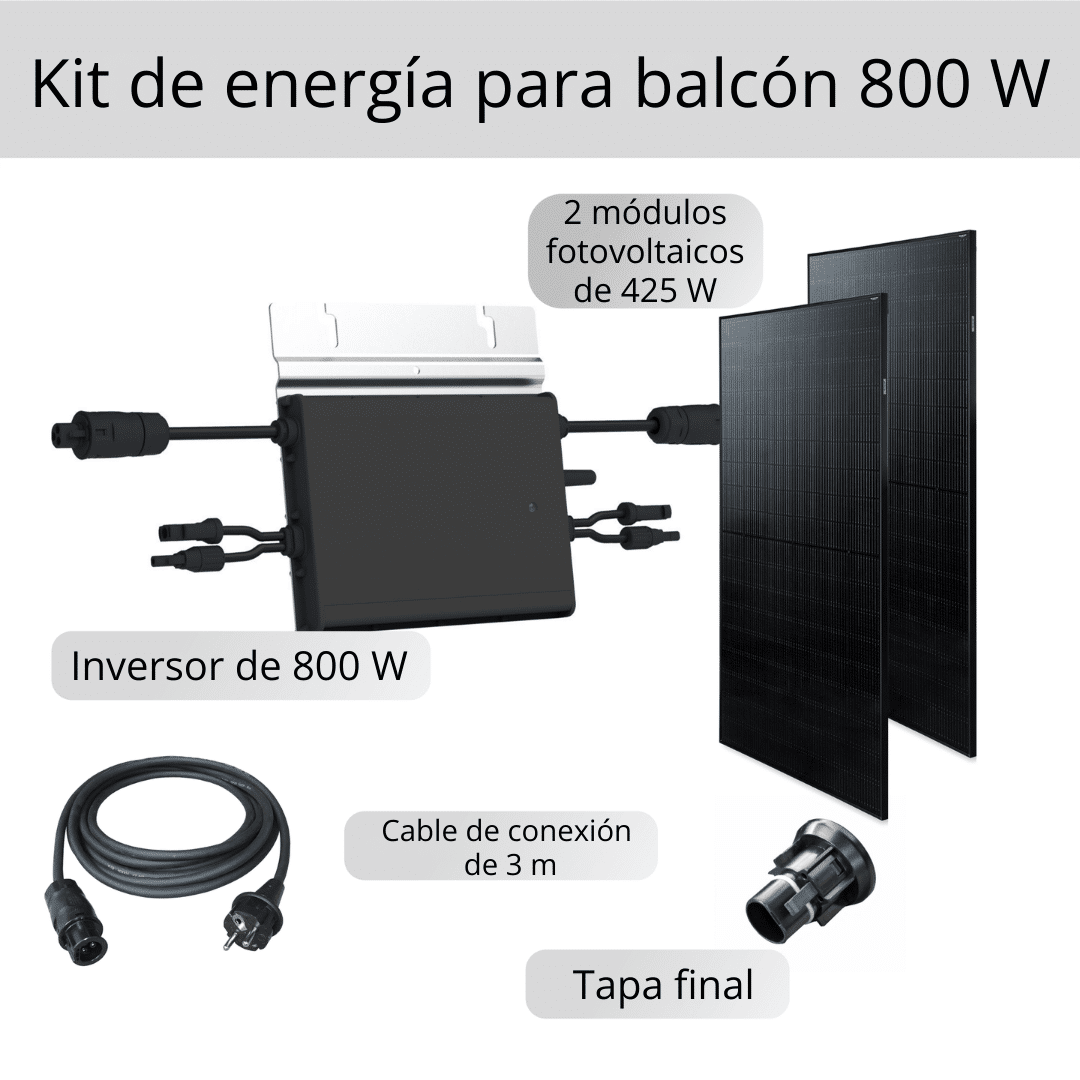 Grupo electrógeno para balcón 800 W
